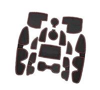 XUBOR For Hyundai, I30 I30N N Line 2017-2022 2023, Rubber Mats Centre Console Non-Slip Mats Non-Slip Cup Holder Rubber Mat Armrest i30 N Accessories Car Dashboard Anti-Slip Mat