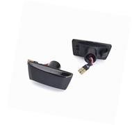 XUBOR For Opel, for Insignia, for Astra H, for Corsa D Zafira B Led Dynamic Side Marker Turn Signal Light Sequential Blinker Lamp Turn Signal Light(BLACK Dynamic Smoked)