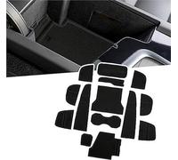 XUBOR For VOLVO, XC60, Recharge, Hybrid Non-Slip Rubber Mat Set, Centre Console, Armrest Rest, Drink Holder, Anti-Dust, Non-Slip Mats, Car Accessories Car Dashboard Anti-Slip Mat(Black)