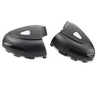 XUBOR For VW, for Tiguan, 5N, for Sharan, 7N, for Seat, Alhambra 7N Car Side Mirror Blinker Indicator Lamp LED Dynamic Turn Signal Light Turn Signal Light(BLACK Without Puddle Light)