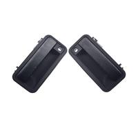 XUBOR Front Exterior Outside Door Handle with Lock Cylinder Kit, for Chevrolet, for GMC, for Suburban, for Yukon, for Cadillac, 12540437 15742229 15742230 Car Interior Door Handle(Black Kit 001)