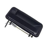 XUBOR Front Exterior Outside Door Handle with Lock Cylinder Kit, for Chevrolet, for GMC, for Suburban, for Yukon, for Cadillac, 12540437 15742229 15742230 Car Interior Door Handle(Black Front Left)