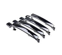 XUBOR Front Rear LH RH Exterior Chrome Door Handle, for Infiniti, FX35 FX45, for Murano, for Rogue 80640-CA012,82646-CA000,80645CA000 03-08 Car Interior Door Handle(A Set 4 Sides Chrome)