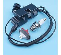 XUBOR Ignition Coil Module Kill Stop On Off Switch Kit, for Husqvarna, 357XP 359 455 460,for Rancher, 461 350 351 353 345 335XPT 338 Chainsaw Chainsaw Switch Kit