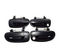 XUBOR IInside & Outside Door Handle Front Rear Left Right, for Accent, 2000-2006 1.6 8265025000,8266025000,8365025000,8366025000 Car Interior Door Handle(Black A Set 4 Sides)