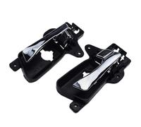 XUBOR Inside Door Handle Chrome Front Rear Left Right, for Elantra, Touring 2.0L 82610-2L010 82620-2L010 83610-2L010 2009-2012 Car Interior Door Handle(Black Rear Left and Right)