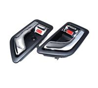 XUBOR Inside Door Handle Chrome Left & Right Kit, for Getz, for Click, for Dodge, for Brisa, 826101C000,826201C000 2002~2011 Car Interior Door Handle(Black Left Right)