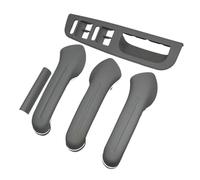 XUBOR Inside Door Handle Door Armrest Grab Handle Panel & Handle Bracket, for Bora, for Golf, 4 MK4 for 1J0867171A 1J4867179A 3B1867171E Car Interior Door Handle(Kit 001 Gray)