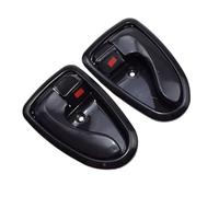 XUBOR Inside Inner Door Handle Front Rear Left Right, for Accent 1.6L 8261022001LG, 8262022001LG 2000-2006 Car Interior Door Handle(Black Left and Right)