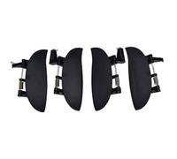 XUBOR Inside Outside Door Handle Front Rear Left Right, for Atos, for Sanatro, for Amica, 82650-02000,82660-02000,82660-01000,82650-01000 Car Interior Door Handle(Black Outside a Set 4pcs)