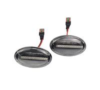 XUBOR LED Dynamic Side Marker Turn Signal Light, for Mercedes-Benz, for Smart, for W450 W168 Citan W415 W639 W447 A Class OEM A6398200021 Side Marker Light(Clear)