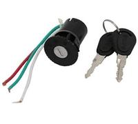 XUBOR Motorcycle safety 3 Wires Ignition Switch Lock w 2 Keys Replacement Ignition Switch Lock