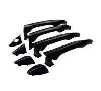 XUBOR Outer Door Handle Front Rear Left Right, for Elantra, 2013-2014, for Elantra, Coupe 826623X020 2011-2016 Car Interior Door Handle(Black A Set 4 Pcs)