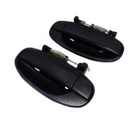 XUBOR Outside Door Handles Front Rear Left Right Black 96541631 96541632, for Chevy, for Chevrolet Aveo 2004-2009 96583053,96583052 Car Interior Door Handle(Black Rear Left and Right)