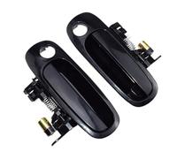 XUBOR Outside/Inside Door Handles Front/Rear Left/Right, for Corolla, for Chevrolet, Prizm 69206-02050 69210-02040 69210-02030 1998-02 Car Interior Door Handle(Black Front Left and Right)