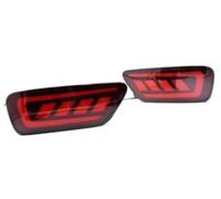 XUBOR Rear Bumper Reflector, for Jeep, for Grand Cherokee 2011-2022, for Compass 2011-2015-2017 Car Led Tail Light Reflectors Stop Brake Turn Signal Lights Car Bumper Reflector (Red) Car (Red)