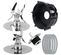 XUBOR Replacement Parts, for Oster, for Osterizer Blender Ice Blades 4980 4961 Gasket Coupling Stud Slinger Blender Lid Blade Replacement