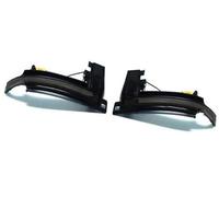 XUBOR Side Mirror Indicator 2 Pieces, for A4, for A5 S5 B8.5 RS5 B8 Sequential Rearview Mirror Indicator Blinker Lamp Dynamic Scroll LED Turn Signal Light Turn Signal Light(BLACK B8.5 2pcs)