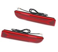 XUBOR Side Mirror Indicator 2pcs, for Mitsubishi, for Lancer, for Evo X, for Outlander Red Rear Bumper Reflector Lights Tail/Brake Rear Fog Lamps And Turn Signal Light Turn Signal Light