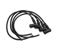 XUBOR Sourcingmap 4Pcs 90 Degree Motorcycle Engine Spark Cap Ignition Wire Cable Black Ignition Wire