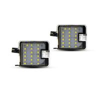 XUBOR White Rearview Side Under Mirror Lamp Puddle Light, for Ford, for Focus, for Escape, for C Max 2013-2023 CV6Z13B374A CV6Z13B375A Side Marker Light