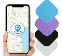 XUBX 4 Pack Key Finders, Smart Bluetooth Tracker with Anti-Lost Alarm Reminder, Item Locator, Item Finder Smart Trackers, Car Key Wallet Wireless Tracker Phone Finder, iOS and Android Compatible