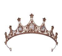 XUCHIL Handmade Small Crystal Kids Tiaras Crowns for Wedding Bride Party Diadems Rhinestone Head Ornaments Fashion Accessories Wedding Headban (Style : D)