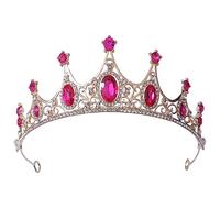 XUCHIL Handmade Small Crystal Kids Tiaras Crowns for Wedding Bride Party Diadems Rhinestone Head Ornaments Fashion Accessories Wedding Headban (Style : E)