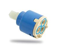 XUCHUAN Diameter 35mm Ceramic Faucet Cartridge Replacement for Single Handle Kitchen Basin Shower Faucet Part, Ceramic Facuet Valve