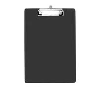 XUCHUN Plastic Clipboards with Pen Holder,Nursing Clipboard, Low-Profile Clip & Retractable Hanging Hook, Letter/A4 Size for Office, School, Teacher, Women, Kids (Black, 1-Pack)