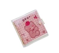 XUCZHAI Account Writing Pads Square Diary Book Handbook Detachable Notebook Notepad Loose-leaf(Khaki)