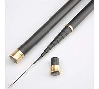 XUCZHAI Carp Fishing Pole Super Light Hard Carbon Fiber Hand Fishing Pole Telescopic Fishing Rod 2.7M 3.6M 3.9M 5M 5.4M 6.3M 7.2M 8M 9M 10M Stream Rod (Color : Black, Size : 10m)