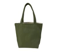 XUCZHAI DIY blank hand-painted canvas bag cotton diy make-up storage tie-dye For Work, Travel, And Day Out(Deep Green)