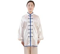 XUCZHAI Embroidery Tai Chi Clothing, Classical Style Practice Men's And Women's Martial Arts Performance Wushu(Color 04,S)