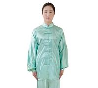 XUCZHAI Embroidery Tai Chi Clothing, Classical Style Practice Men's And Women's Martial Arts Performance Wushu(Color 01,XXXL)