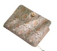 XUCZHAI Lace Pink Dense Flowers Cotton Loose Leaf A5A6A7 BinderJournal Notebook Diary Cover Handmade(Dark Pink,Tread Bound A5)