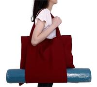 XUCZHAI Multifunction Canvas Yoga Bag, Gym Mat Bag,Big Capacity Yoga Backpack, Pilates Mat Storage Bag, Mat Carriers(Color-11)
