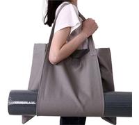 XUCZHAI Multifunction Canvas Yoga Bag, Gym Mat Bag,Big Capacity Yoga Backpack, Pilates Mat Storage Bag, Mat Carriers(Color-12)