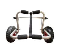 XUCZHAI Portable Folding Trolley Kayak Carrier Cart With Removable Wheels And Aluminum Rubber Universal For Carrying Kayaks,Canoes,Paddleboards
