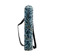 XUCZHAI Woman Yoga Bag Yoga Mat Bag Men Sports Mat Bag Printed Canvas Drawstring Yoga Bag Outdoor Pilates Fashion Fitness Bag(Dark Khaki)