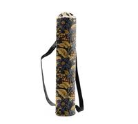XUCZHAI Woman Yoga Bag Yoga Mat Bag Men Sports Mat Bag Printed Canvas Drawstring Yoga Bag Outdoor Pilates Fashion Fitness Bag(GRAY)