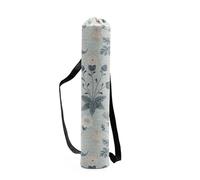 XUCZHAI Woman Yoga Bag Yoga Mat Bag Men Sports Mat Bag Printed Canvas Drawstring Yoga Bag Outdoor Pilates Fashion Fitness Bag(Plum)