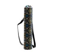 XUCZHAI Woman Yoga Bag Yoga Mat Bag Men Sports Mat Bag Printed Canvas Drawstring Yoga Bag Outdoor Pilates Fashion Fitness Bag(WHITE)