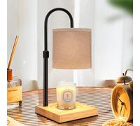 xudengw Electric Candle Warmer with Timer, Adjustable Dimmable Lamp for Scented Jar Wax Melts, 2 Bulbs Included - Home Decor and Gifts for Mom