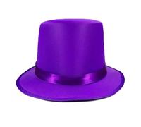 XUDHUIA Magicians Hat For Men Women With Belt Fedoras Cosplay Costume Props Jazzy Caps Stage Show Ceremony Colorful Top Hat