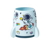 XUDHUIA Novelty Astronaut Pen Holder Stand Office Desk Organizer Pencil Pot Container Stationery Storage Box Kids Desk Cute Desktop Stationery Box Desktop Makeup Brush