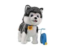 XUDHUIA Robot Dogs Realistic, Wuffy Robot Dog, Wuffy Robo-t Puppy, Interactive Walking Plush Robots Dog Toys with Touch Sensing, Voice Mimic, LifelikeSounds, Leash Remote, Battery Powered Puppy