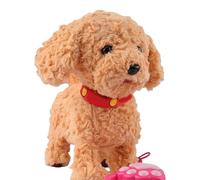 XUDHUIA Robot Dogs Realistic, Wuffy Robot Dog, Wuffy Robo-t Puppy, Interactive Walking Plush Robots Dog Toys with Touch Sensing, Voice Mimic, LifelikeSounds, Leash Remote, Battery Powered Puppy