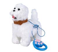 XUDHUIA Robot Dogs Realistic, Wuffy Robot Dog, Wuffy Robo-t Puppy, Interactive Walking Plush Robots Dog Toys with Touch Sensing, Voice Mimic, LifelikeSounds, Leash Remote, Battery Powered Puppy