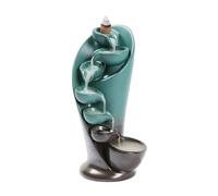 XUDREZ Handmade Backflow Incense Cute Ceramic Burner Waterfall Incense Holders Home Fragrance Craft Lotus Platform